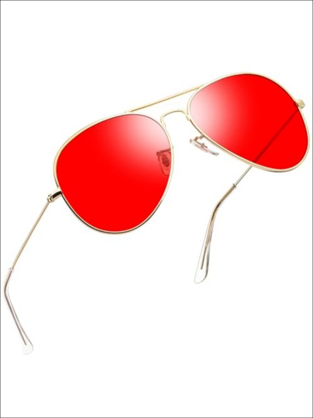 Aviator Sunglasses UV400 Double Bridge Full Frame Metal